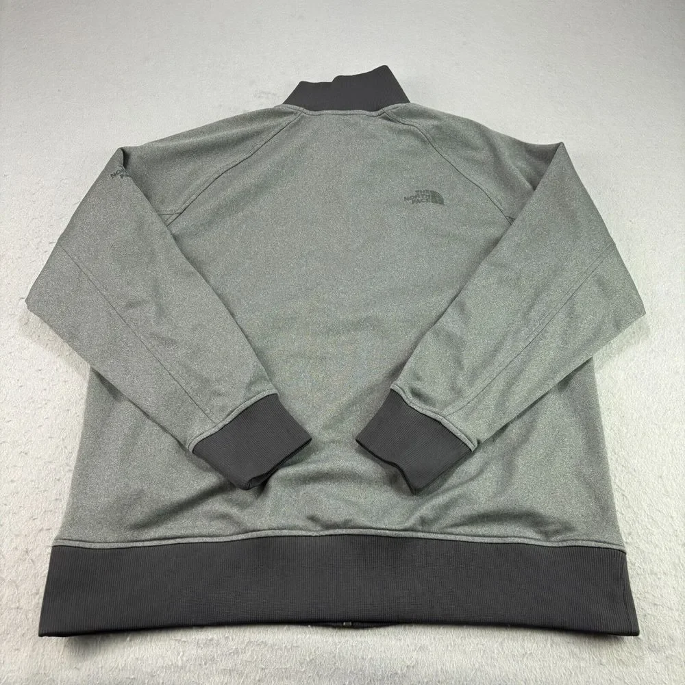 The North Face‎ Jacket Mens XL Gray Tech Full Zip Fleece Outdoor Casual Coat